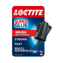 Loctite Glue Brush On 5g (8 Pack) - Fast-Drying Clear Cyanoacrylate + Applicator Brush, Waterproof, Shock & Temperature Resistant