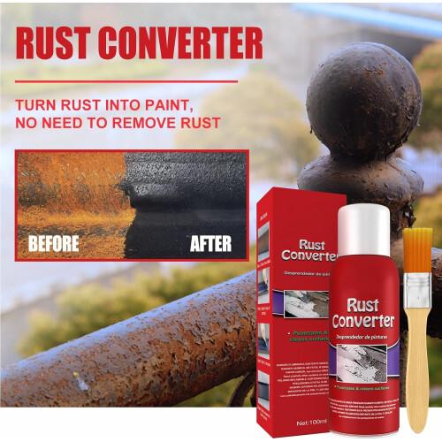Car Chassis Rust Converter,Car Rust Remover,Rust Inhibitor Derusting Spray,Multipurpose Rust Remover,Rust Converter for Metal Car