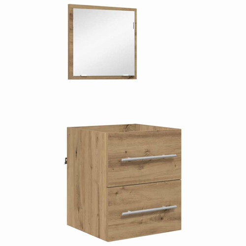 VidaXL vidaXL Badezimmermöbel-Set Braun 41 x 38,5 x 48 cm 1