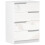 Chest of Four High Gloss Front Drawers - White 1