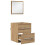 VidaXL vidaXL Badezimmermöbel-Set Braun 41 x 38,5 x 48 cm 5