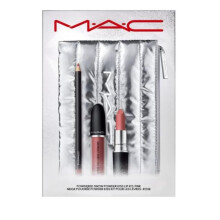 M.A.C Powdered Snow Powder Kiss Lippen Kit - Pink