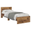 VidaXL vidaXL Bed Frame with Headboard Old Wood 75 x 190 cm Engineered Wood 3