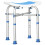 44-51.5cm Aluminium Frame Shower/Bath Stool - Blue 1