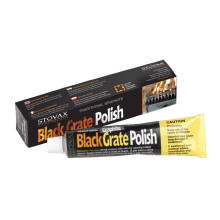 Stovax Black Grate Graphite Polish 75ml - Restores & Protects Cast Iron Fireplaces, Stoves & Grates