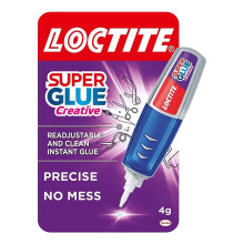 Loctite Creative Pen Glue 4g (3 Pack) - Precision Gel Instant Adhesive for Accurate DIY, Craft on Wood, Metal & Plastic
