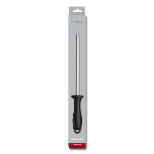 Victorinox Victorinox Swiss Classic Sharpening Steel, with Plastic Handle, Sharpened Knife, Chrome-Plated 2