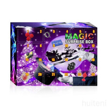 Christmas magic props, Christmas surprise box, New Year's holiday gift, portable performance atmosphere party toy for boys and girls