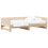 VidaXL vidaXL Pull-out Day Bed Natural 180 x 200 cm Solid Pine Wood 2