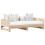 VidaXL vidaXL Pull-out Day Bed Natural 180 x 200 cm Solid Pine Wood 3