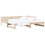 VidaXL vidaXL Pull-out Day Bed Natural 180 x 200 cm Solid Pine Wood 4