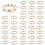 Ronds de serviette en perles d'imitation et strass (100 pièces) 1