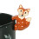 Something Different Forest Fox Plant Pot (One Size) (Green) 2
