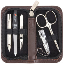 3 Swords Germany - 5-delars manicure pedicure grooming kit för professionell nagelvård