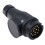 Waterproof 12V 13 Pin Trailer Plug Towing Bar Socket Adapter EU 5