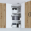 VidaXL vidaXL Dishwasher Panel Lucca Artisan Oak 57 x 57 x 80 cm 4