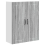 VidaXL vidaXL Dishwasher Panel Lucca Grey Sonoma 80 x 31 x 100 cm 2