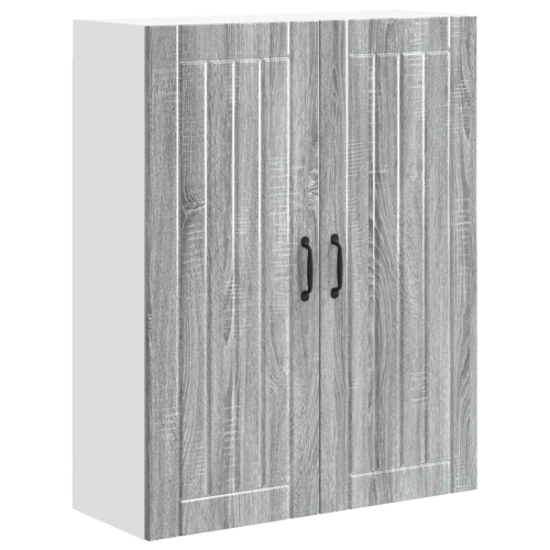 VidaXL vidaXL Dishwasher Panel Lucca Grey Sonoma 80 x 31 x 100 cm 1