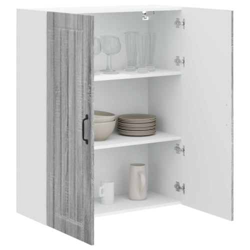 VidaXL vidaXL Dishwasher Panel Lucca Grey Sonoma 80 x 31 x 100 cm 2