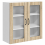 VidaXL vidaXL Dishwasher Panel Lucca Sonoma Oak 80 x 31 x 80 cm 2