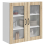 VidaXL vidaXL Dishwasher Panel Lucca Sonoma Oak 80 x 31 x 80 cm 3