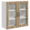 VidaXL vidaXL Dishwasher Panel Lucca Artisan Oak 80 x 31 x 80 cm 2