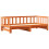 VidaXL vidaXL Pull-out Day Bed Wax Brown 193.5 x 184 x 66 cm Solid Pine Wood 4
