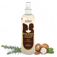 The Roots Naturelle Braid Sheen Spray | 12 Fl Oz | Leave-in Conditioner med Shea Butter