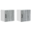 VidaXL vidaXL Dishwasher Panel Lucca 2 pcs Grey Sonoma 40 x 31 x 40 cm 2
