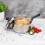 Stainless steel collection chip pan,Silver, 20 cm diameter, 11 cm height 2