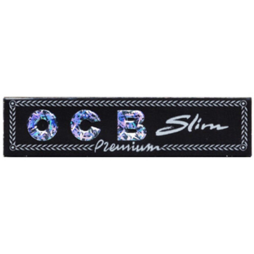 OCB Slim Premium Black King Size Rolling Paper - 10 Booklets by Trendz 2