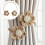 Boho-Blumen-Gardinenhalter, 18 Zoll (1 Stück) 1