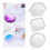 6Pcs Epoxy Resin Coasters Molds DIY Crafts Coaster Silicone Mould Cup Mat 4