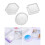 6Pcs Epoxy Resin Coasters Molds DIY Crafts Coaster Silicone Mould Cup Mat 5