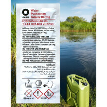 Oasis 167mg Emergency Water Purification Tablets 500 Tablets - Treats