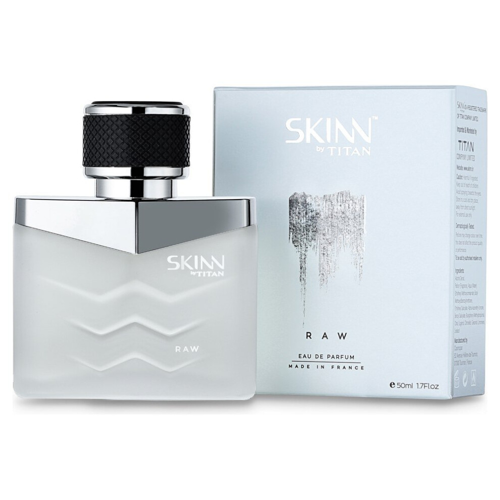 Skinn By Titan Raw Long Lasting Edp For Men - 50 Ml | Perfume For Men | Liquid Wood Scent Eau De Parfum For Men | Men S Cologne | For Daily Use | Pr