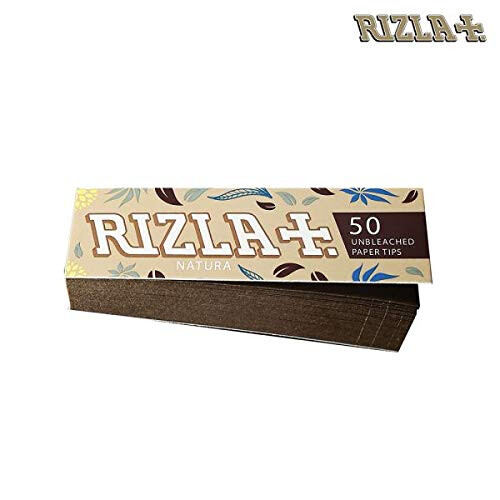 Rizla Natura Unbleached Filter Tips - 50 Booklets x 50 Roach Tips 2