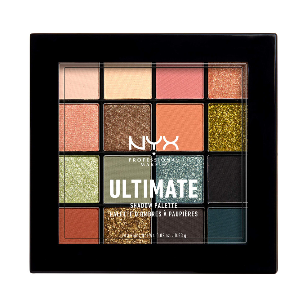 Nyx Professional Mak Green Nyx Professional Makeup Ultimate Shadow Palette, Eyeshadow Palette - Utopia