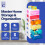 Really Useful Box Plastic Storage Slimline Tower 6x3.5 Litre Clear Frame with Rainbow Drawers 2