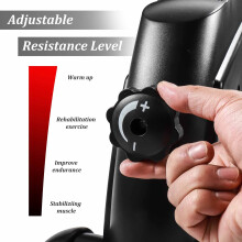 Holdfiturn Mini Pedal Exercise Bike, Pedal Exerciser, Under Desk Bike, Mini Stepper with LCD Screen Display, Adjustable Resistance Cycle Bike, Portab