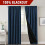 Blackout Curtains Navy 52x84 in Pair 2