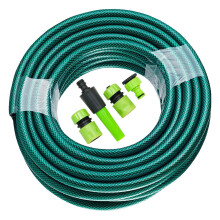 Dapetz Reinforced Hose Pipe Connectors Set – Anti Kinking Garden Hose, 30M Flexi Hose, Durable Hosepipe for Garden, Pond Hose, Ho
