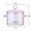 Olla de vidrio de borosilicato para cocinas de inducción 3