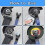 Fogcosy Angle Grinder Key, Grinder Wrench Universal Adjustable Grinders Spanner Wrench 5