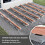 wolfcraft wolfcraft Decking Pads  Pack of 20 Deck Support Pads for Joist Substru 1