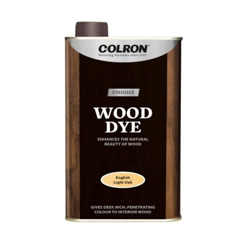 Ronseal Colron Refined Wood Dye 250ml English Light Oak 1