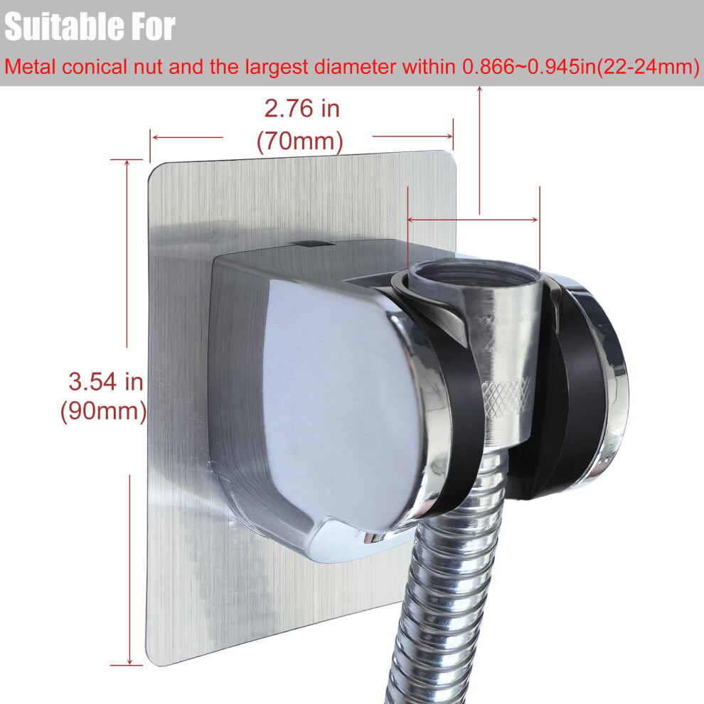 Strong Adhesive And Waterproof Shower Head Holder Adjustable Handheld 5005500535927