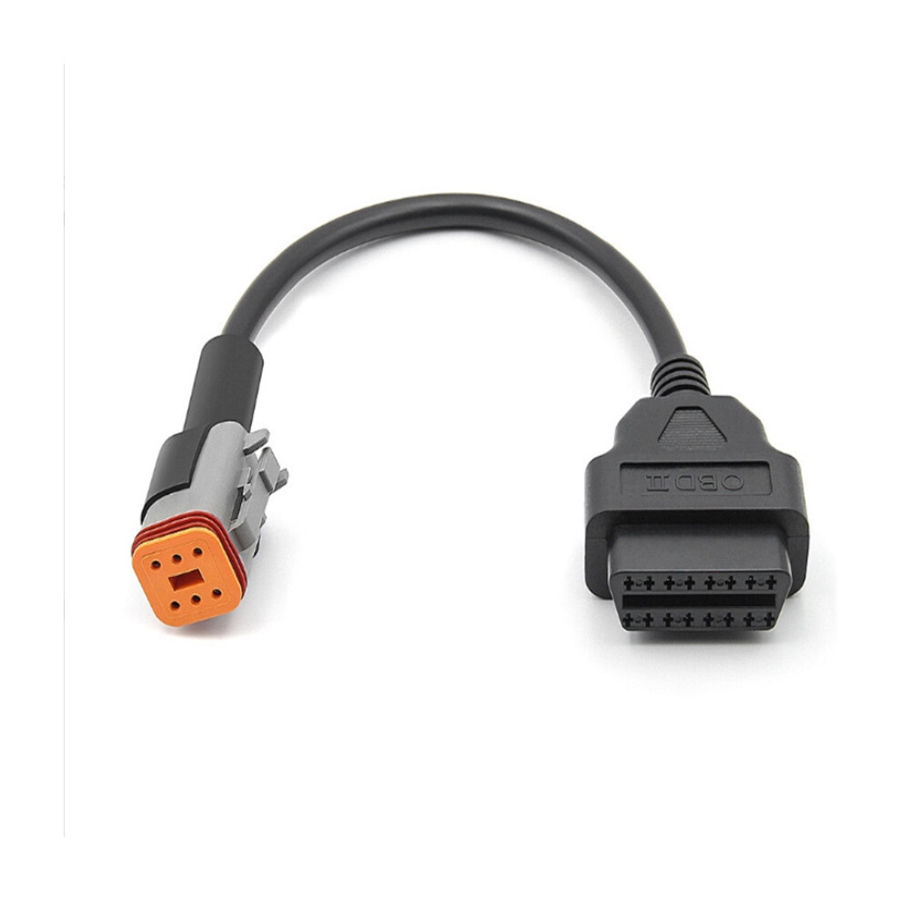 For Harley Davidson Motorcycle 16Pin Obd2 To 6 Pin Adapter Diagnostic Cable 110691665607