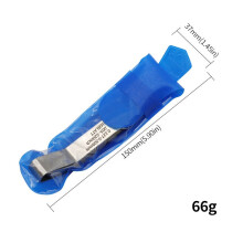 (0.02¨C0.1 mm (15 sheets)) 15/16pcs Feeler Gauge Set, Imperial & Metric, 45¡ã Offset Blades, Precision Tappet Measurement Tool