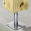 4PCS 100-150mm Galvanised Adjustable Elevated Post Base Support, Heavy Duty Roof Support for Building 5